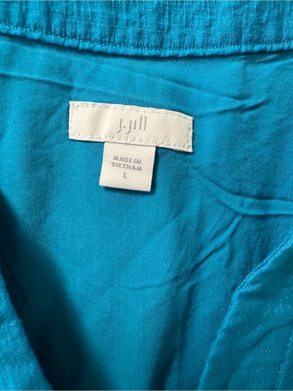 J. Jill Teal Blue Lightweight Top - Picture 3 of 5